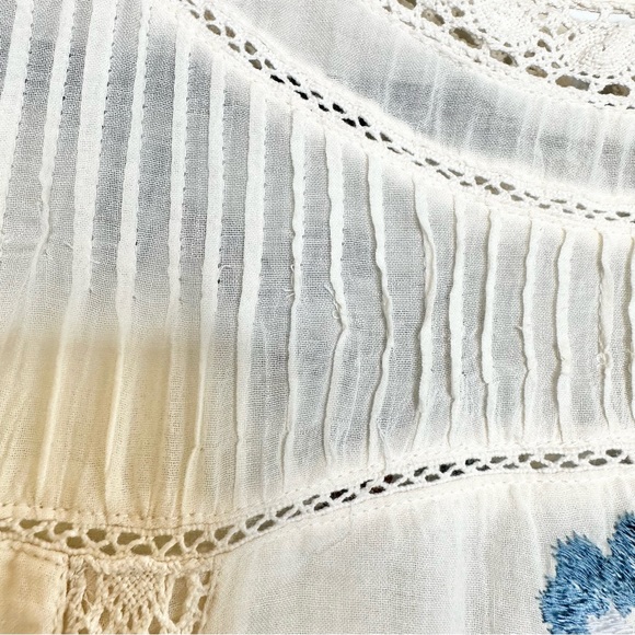 Free People Perfectly Victorian Floral Embroidered Mini Dress - Picture 6 of 11